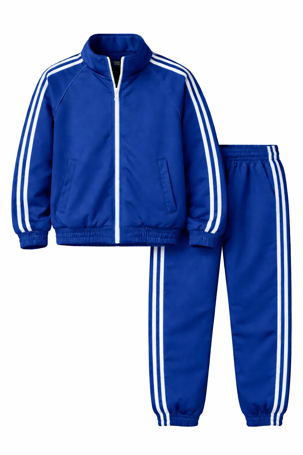 Blue School Tracksuit, Soft Cotton Inner High Quality Fabric - Image 1