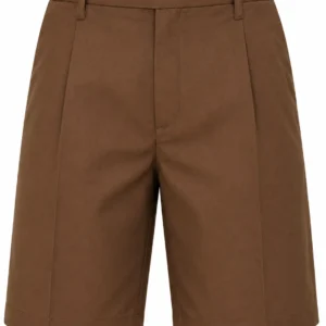 Brown Tailored School Uniform Shorts for Boys, Smart School Wear, Sizes 22-36