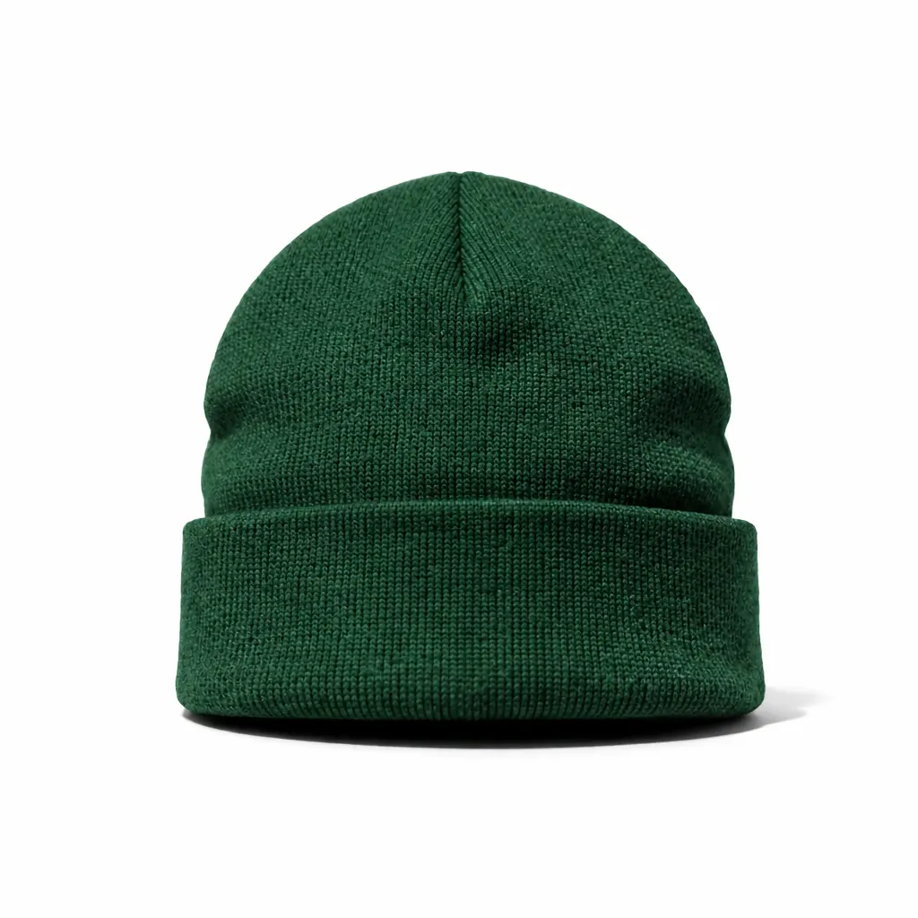 Green Marvin Beanie, Soft Knit Warm School Cap