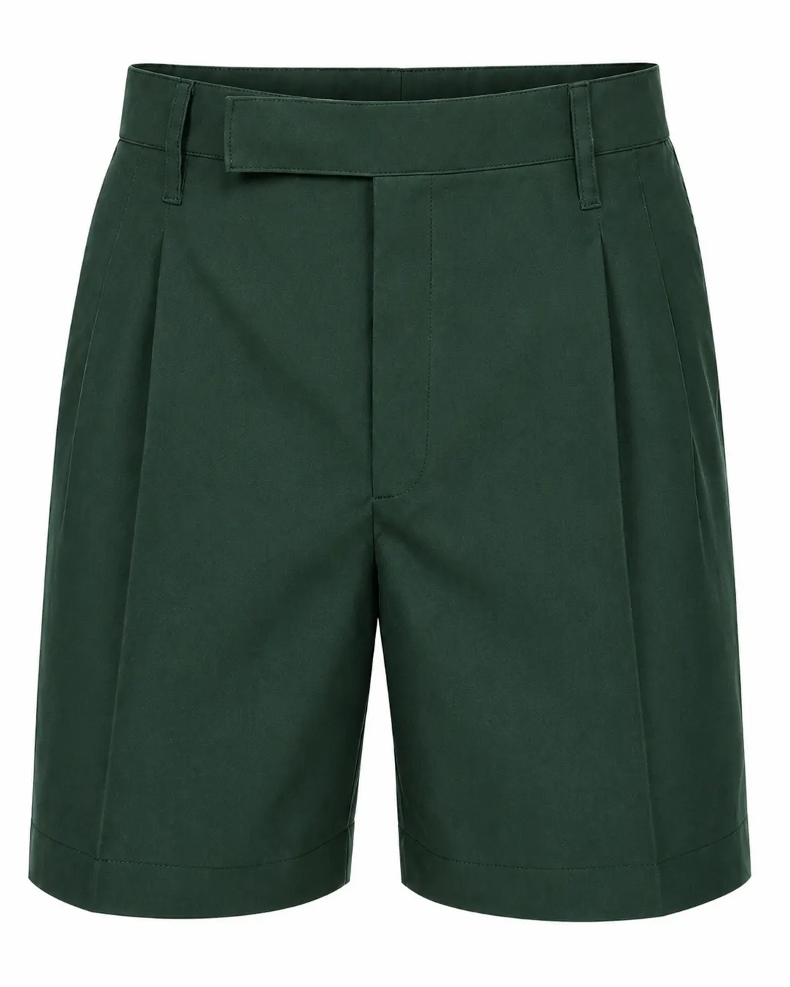 Green Tailored School Uniform Shorts for Boys, Smart School Wear, Sizes 22-36 - Image 1