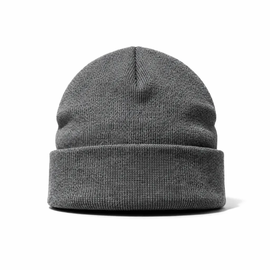 Grey Marvin Beanie, Soft Knit Warm School Cap