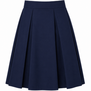 Loresho Secondary School Navy Blue Pleated School Uniform Skirt for Girls, Sizes 28-40