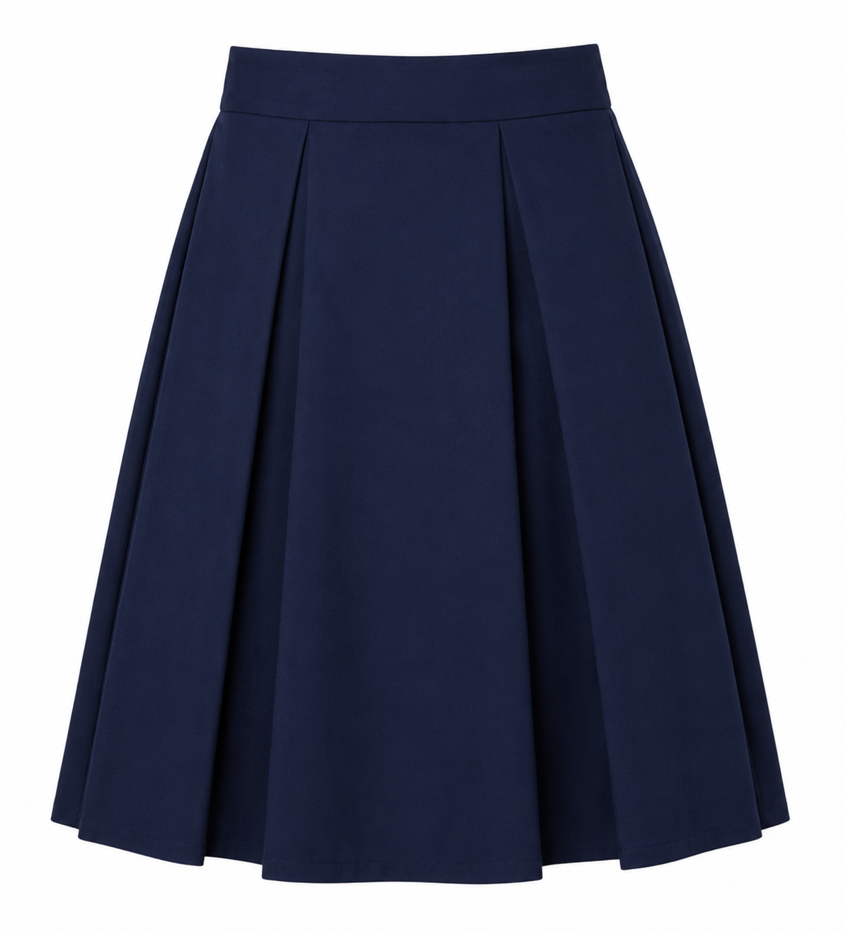 Loresho Secondary School Navy Blue Pleated School Uniform Skirt for Girls, Sizes 28-40 - Image 1