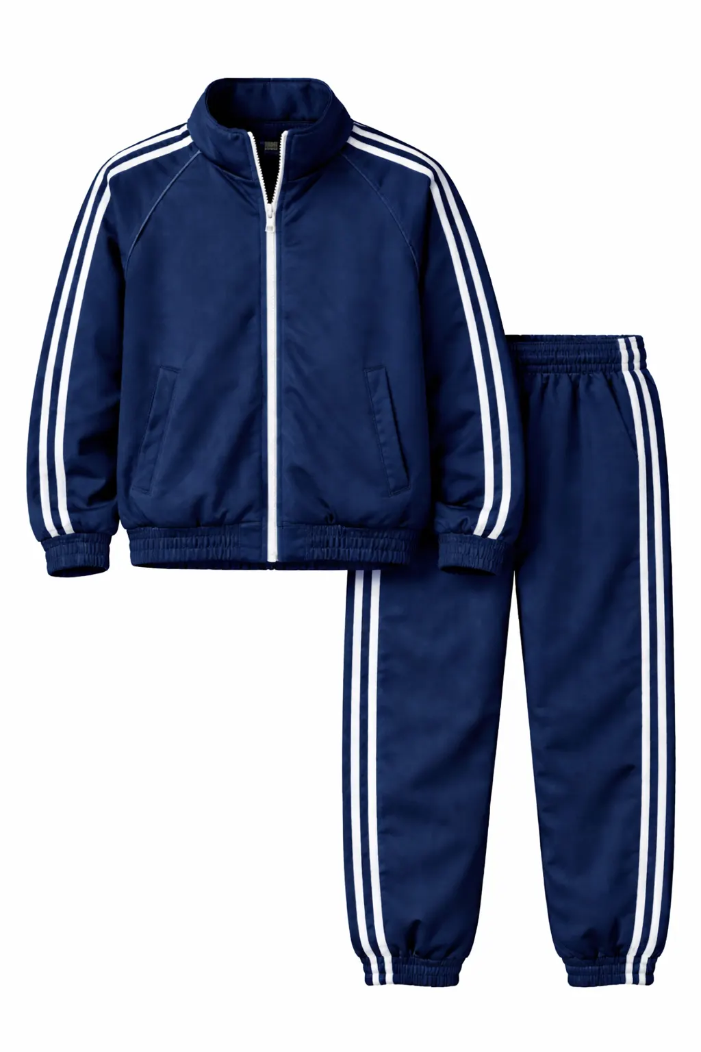 Navy School Tracksuit, Soft Cotton Inner High Quality Fabric - Image 1