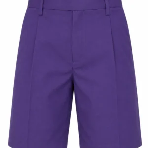 Purple Tailored School Uniform Shorts for Boys, Smart School Wear, Sizes 22-36