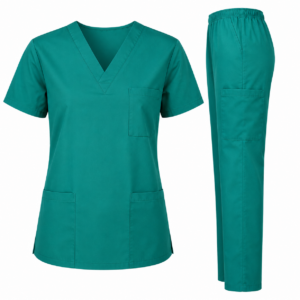 Teal Green Medical Scrub Set