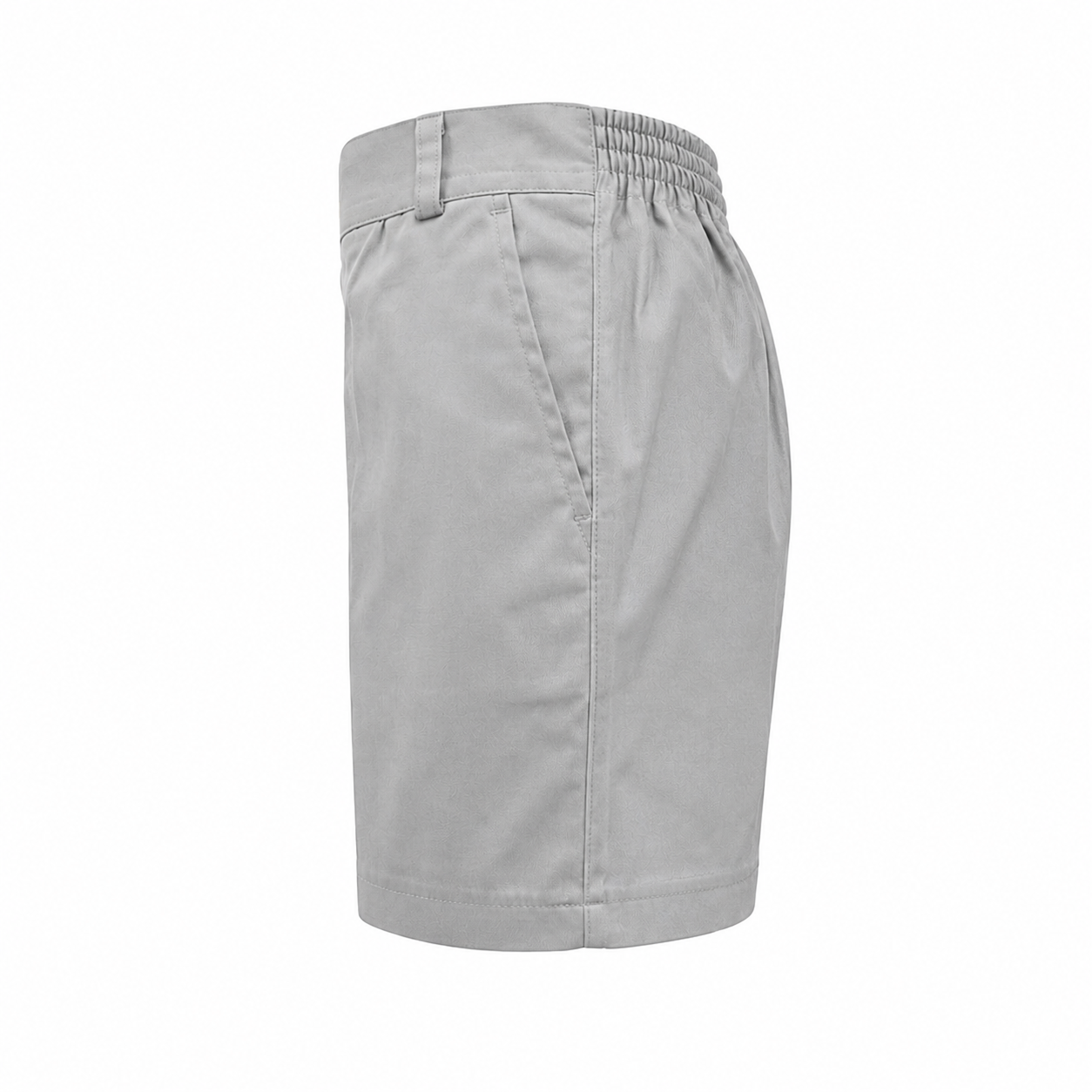 Elastic Grey Khaki School Uniform Shorts for Boys, Easy Fit School Wear, Sizes 22-36
