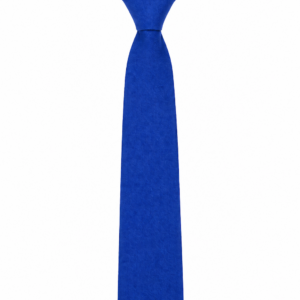 Royal Blue Plain School Tie, One-Colour Uniform Tie