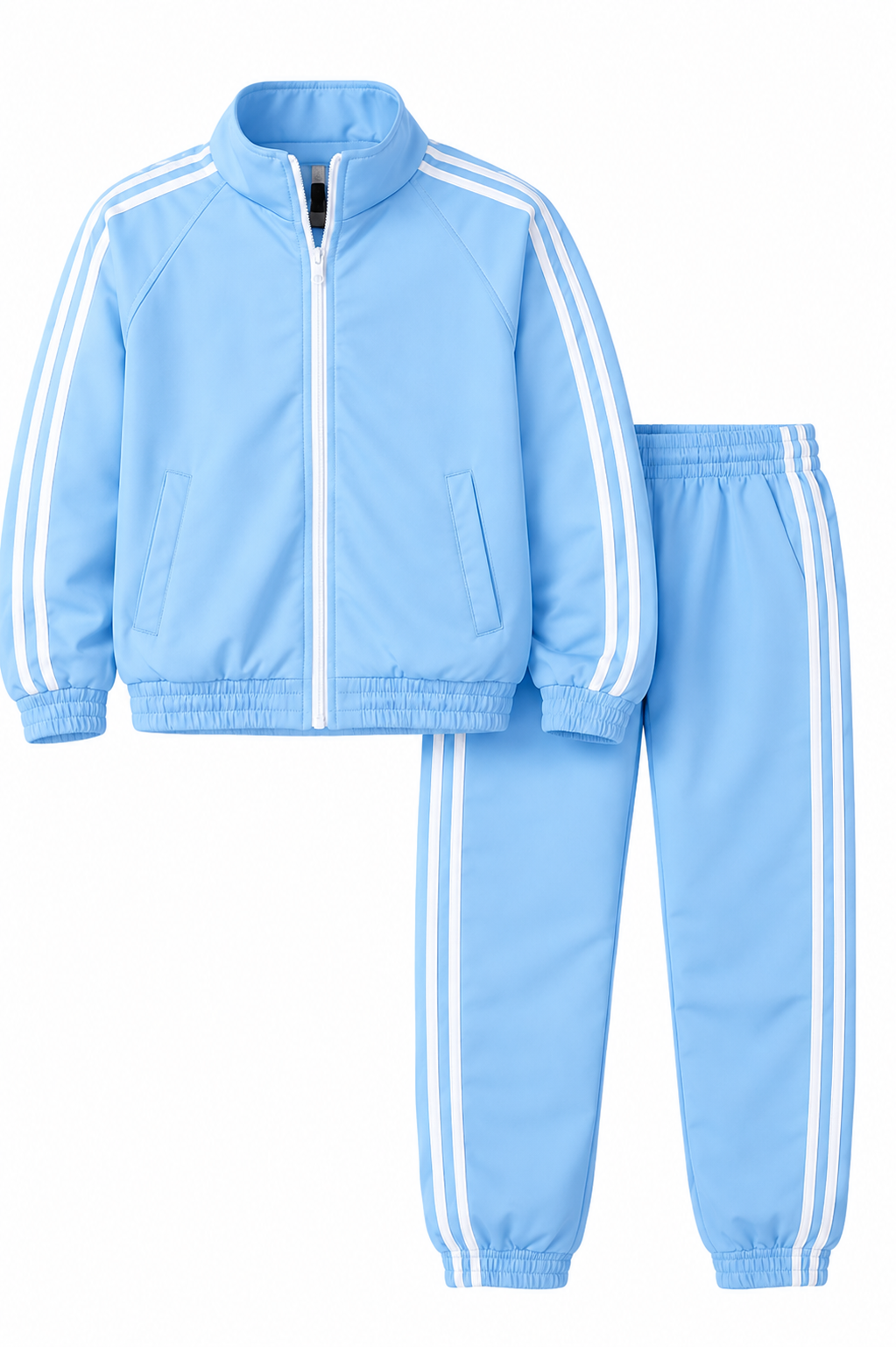 Sky Blue School Tracksuit, Soft Cotton Inner High Quality Fabric - Image 1